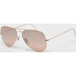 Ray-Ban - Okulary 0RB3025.001/3E.58. Pomarańczowe okulary przeciwsłoneczne damskie marki Ray-Ban, owalne. Za 839,90 zł.