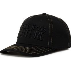 Czapka z daszkiem VERSACE JEANS COUTURE - E8YVBK13 65021 899. Czarne czapki męskie Versace Jeans Couture, bez wzorów, z bawełny. W wyprzedaży za 229,00 zł.