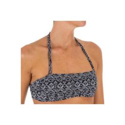 Góra kostiumu kąpielowego LAURA ETHNI damska. Czarne t-shirty damskie OLAIAN, bez wzorów, z elastanu, bez rękawów. Za 19,99 zł.