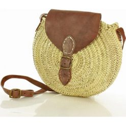 Torebka koszyk round bag mazzini. Brązowe torby na laptopa marki Verostilo, w paski, ze skóry. Za 159,00 zł.