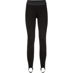 Legginsy we wzory: Tregginsy z paskiem pod stopę „bodyshaping” bonprix czarny