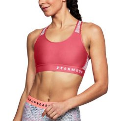 Biustonosze sportowe: Under Armour Biustonosz sportowy Armour Mid Kehole Mesh różowy r. M (1307198-714)