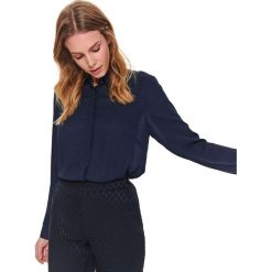 Elegancka koszula z kryształkami. Koszule damskie Top Secret, na co dzień, na zimę, bez wzorów, eleganckie, bez kołnierzyka, bez rękawów. W wyprzedaży za 59,99 zł.
