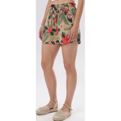 Khaki Szorty Neanassa. Brązowe szorty damskie Born2be, xl, bez wzorów. W wyprzedaży za 29,99 zł.