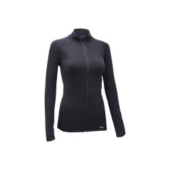 Bluza Do Jazdy Figurowej Czarna Dla Dorosłych. Czarne bluzy damskie marki OXELO, s, z elastanu. Za 99,99 zł.