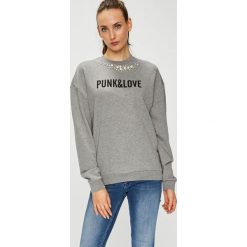 Silvian Heach - Bluza. Szare bluzy damskie Silvian Heach, s, z nadrukiem, z bawełny, bez rękawów, bez kaptura. W wyprzedaży za 199,90 zł.