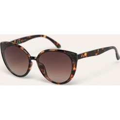 Answear - Okulary. Pomarańczowe okulary przeciwsłoneczne damskie ANSWEAR. Za 59,90 zł.