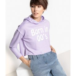 Bluza z długim rękawem. Fioletowe bluzy damskie marki La Redoute Collections, l, z bawełny. Za 125,96 zł.