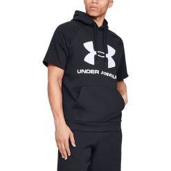 Under Armour Rival Bluza Czarny. Czarne bluzy męskie Under Armour, m, z nadrukiem, z bawełny, bez kołnierzyka, bez rękawów, bez kaptura. Za 188,95 zł.