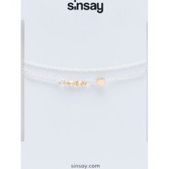 Bransoletka z koralikami - Srebrny. Szare bransoletki damskie Sinsay, srebrne. Za 15,00 zł.