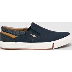 Wrangler - Tenisówki Icon. Niebieskie trampki męskie Wrangler, z gumy. W wyprzedaży za 149,90 zł.