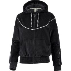 Bluza w kolorze czarnym. Czarne bluzy damskie Street & Sports Wear, xs, bez wzorów, z weluru, bez rękawów, bez kaptura. W wyprzedaży za 141,95 zł.