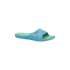 Buty do sportów wodnych Casu Turkusowe klapki KL-3-2246-2. Niebieskie klapki damskie marki Casu, bez wzorów, bez obcasa. Za 24,99 zł.