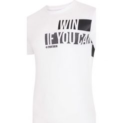 T-shirty męskie z nadrukiem: T-shirt męski TSM019 – biały