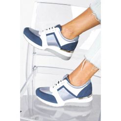 Niebieskie sneakersy kati buty sportowe sznurowane 7049. Niebieskie buty sportowe damskie Kati, bez wzorów, sportowe. Za 318,99 zł.