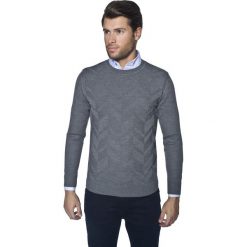 Sweter drago półgolf szary. Szare swetry męskie Recman, m, bez wzorów, z bawełny, klasyczne, z golfem, bez kaptura. Za 169,99 zł.