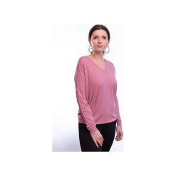 Bluzka OVERSIZE róż. Różowe bluzki damskie Studio erer, s, bez wzorów, z jeansu, rockowe, bez kołnierzyka, bez rękawów. Za 169,00 zł.