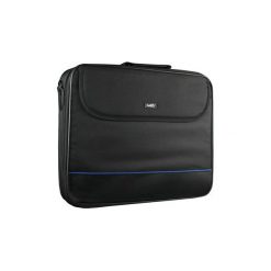 Torba do laptopa Natec Impala 15.6" czarno-niebieska. Czarne torby na laptopa marki Natec, w paski, z nylonu. Za 22,45 zł.