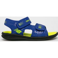 New Balance - Sandały dziecięce K2031BLY. Niebieskie sandały chłopięce z materiału. W wyprzedaży za 89,90 zł.