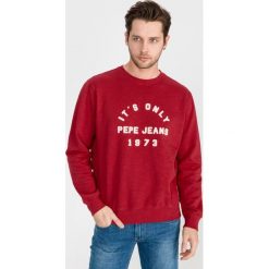 Pepe Jeans Arnold Bluza Czerwony. Czerwone bluzy męskie Pepe Jeans, m, z haftami, z bawełny, bez kołnierzyka, bez rękawów, bez kaptura. Za 318,95 zł.