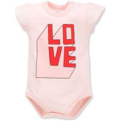Pinokio Body Dziewczęce Love & Love 98 Różowe. Body niemowlęce Pinokio. Za 35,00 zł.