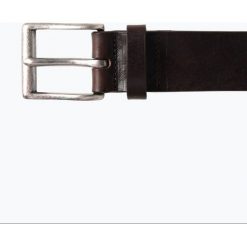Condor - Męski pasek skórzany, brązowy. Brązowe paski męskie Condor, w paski, ze skóry, klasyczne. Za 129,95 zł.