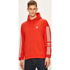 Adidas Originals - Bluza. Czerwone bluzy męskie adidas Originals, xl, bez wzorów, z bawełny, z kapturem, bez rękawów, z kapturem. Za 249,90 zł.