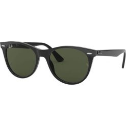 Ray-Ban - Okulary Wayfarer II Classic. Czarne okulary przeciwsłoneczne damskie Ray-Ban, okrągłe. Za 529,90 zł.