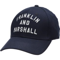 Franklin & Marshall Czapka z daszkiem Niebieski. Niebieskie czapki męskie Franklin Marshall, bez wzorów, z elastanu. Za 154,95 zł.