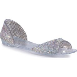 Sandały SCA'VIOLA - G-22 Silver. Szare klapki damskie Sca'viola, z aplikacjami, z tworzywa sztucznego, bez obcasa, na obcasie. Za 149,00 zł.