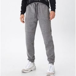 Joggery z lampasami - Szary. Szare spodnie męskie House, s, bez wzorów. Za 99,99 zł.