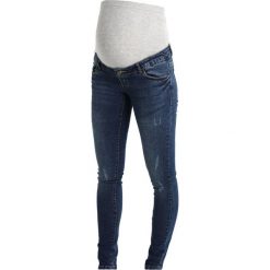 MAMALICIOUS MLAUGUSTA SCRATCH Jeansy Slim Fit medium blue denim. Niebieskie jeansy damskie MAMALICIOUS. Za 259,00 zł.
