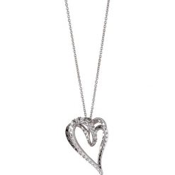 Wyjątkowy Naszyjnik - złoto 750, Brylant 0,06ct,pomarańczowy szafir. Żółte naszyjniki damskie z szafirem, złote. Za 4290,00 zł.