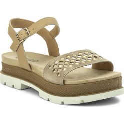Sandały IGI&CO - 1174922 Sup/Viso. Szare klapki damskie IGI&CO, bez wzorów, ze skóry, bez obcasa. W wyprzedaży za 199,00 zł.