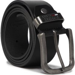 Pasek Męski TOMMY JEANS - Tjm Metal Loop Adj Belt 4.0 AM0AM05960 BDS. Czarne paski męskie Tommy Jeans, w paski, z jeansu. Za 229,00 zł.