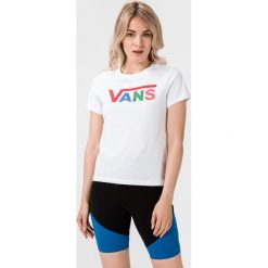 Vans Flying V Koszulka Biały. Białe koszulki damskie Vans, s, z nadrukiem, z bawełny, bez kołnierzyka. Za 118,95 zł.