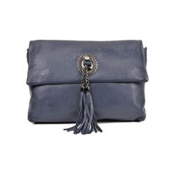 Torebka w kolorze granatowym - (S)32 x (W)24,4 x (G)13 cm. Niebieskie torebki klasyczne damskie Bestsellers bags, w paski, z materiału. W wyprzedaży za 229,95 zł.