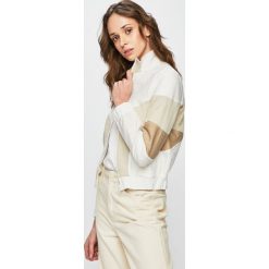 Pinko - Kurtka. Białe kurtki damskie Pinko, bez wzorów, z bawełny, krótkie, bez kaptura. W wyprzedaży za 579,90 zł.