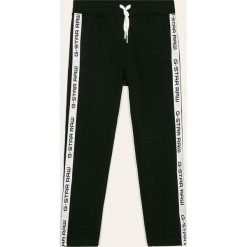 G-Star Raw - Spodnie 140-176 cm. Czarne spodnie dziewczęce G-Star RAW, z aplikacjami, z bawełny, retro. Za 259,90 zł.