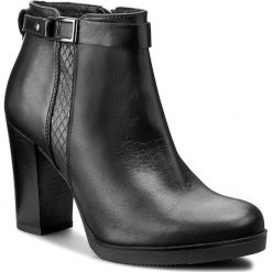 Buty zimowe damskie: Botki QUAZI – 7216-02 Czarny