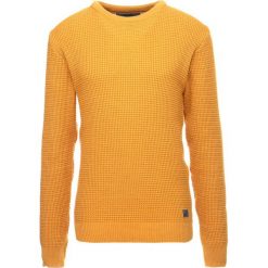 Kardigany męskie: Brixtol Textiles REED Sweter mustard