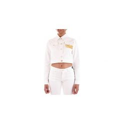 Żakiety / Blezery Versace Jeans C0HTB936HKE33. Białe żakiety damskie Versace Jeans, bez wzorów, z jeansu. Za 1094,59 zł.