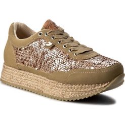 Espadryle GIOSEPPO - Nikki 40340-97 Cooper. Żółte espadryle damskie Gioseppo, bez wzorów, ze skóry ekologicznej, bez obcasa, na koturnie. W wyprzedaży za 149,00 zł.