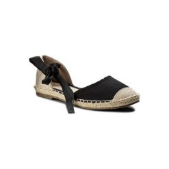JENNY FAIRY WS56369-9. Czarne espadryle damskie Jenny Fairy, bez wzorów, z materiału, bez obcasa. Za 59,99 zł.