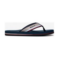Gant Palmworld Japonki Niebieski. Niebieskie klapki męskie GANT, w paski, z materiału. Za 197,95 zł.