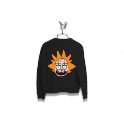 Bluza Rick IT Męska. Czarne bluzy męskie Failfake, s, bez wzorów, bez kołnierzyka, bez rękawów, bez kaptura. Za 170,00 zł.