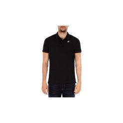Koszulki polo z krótkim rękawem K-Way VINCENT CONTRAST. Czarne koszulki męskie K-Way, xl, bez wzorów, z krótkim rękawem. Za 304,24 zł.