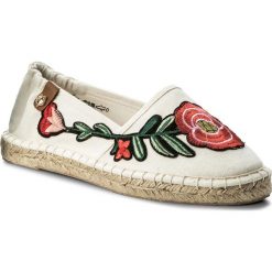 Espadryle TAMARIS - 1-24605-20 Offwht Flower 114. Szare espadryle damskie marki Tamaris, z materiału, z okrągłym noskiem. W wyprzedaży za 139,00 zł.
