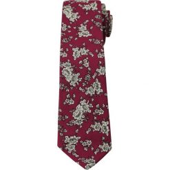 Oryginalny Krawat - 6 cm - Alties, Motyw Kwiatowy KRALTS0138. Czerwone krawaty męskie Alties, z tkaniny, eleganckie. Za 39,00 zł.