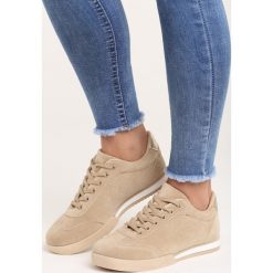 Beżowe Buty Sportowe War is Won. Brązowe buty sportowe damskie marki NEWFEEL, z gumy. Za 69,99 zł.